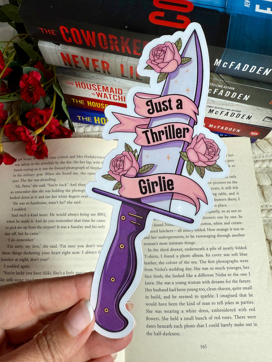 Die Cut Bookmark - Thriller Girlie