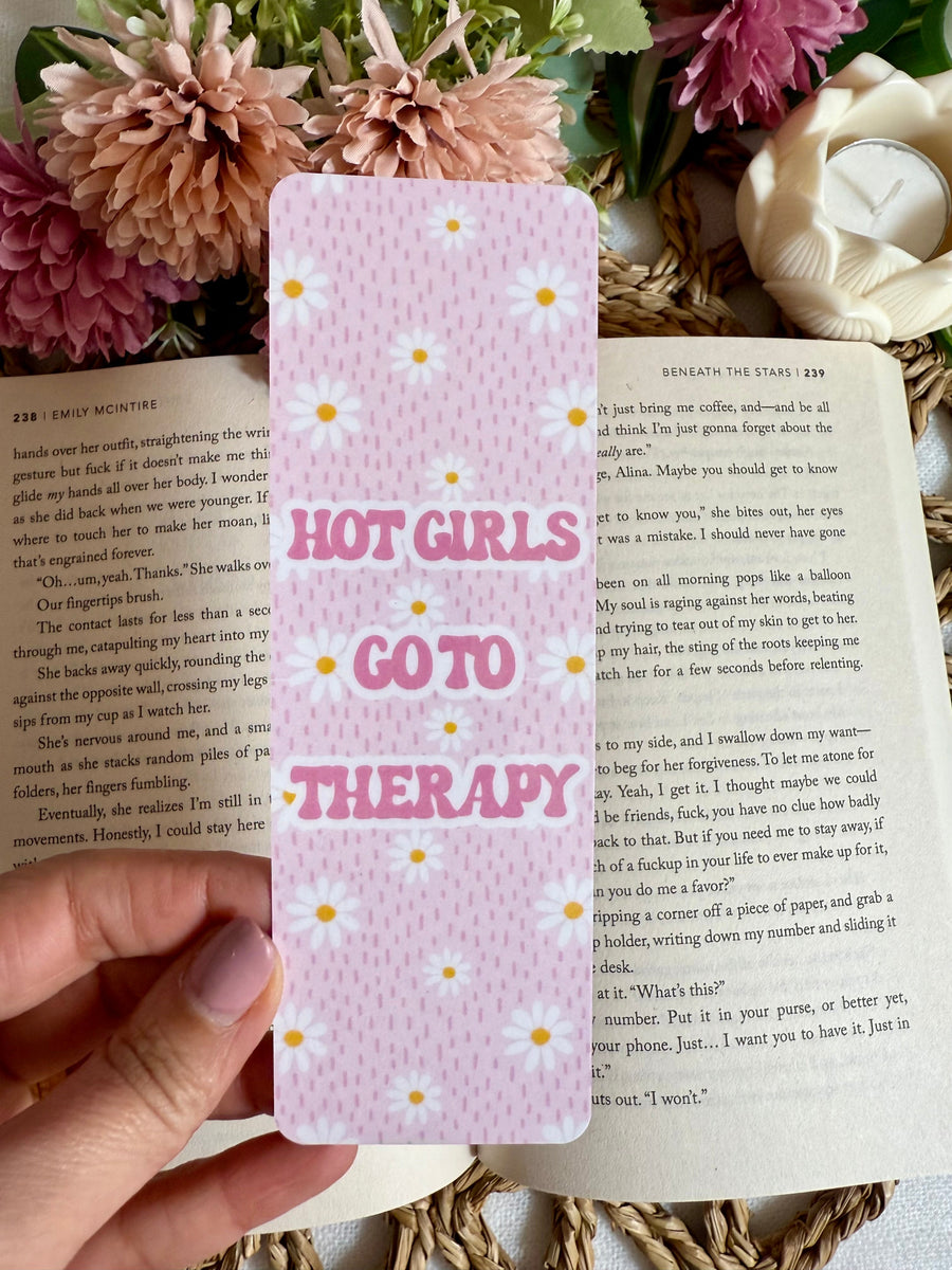 Hot Girls Go To Therapy Bookmark
