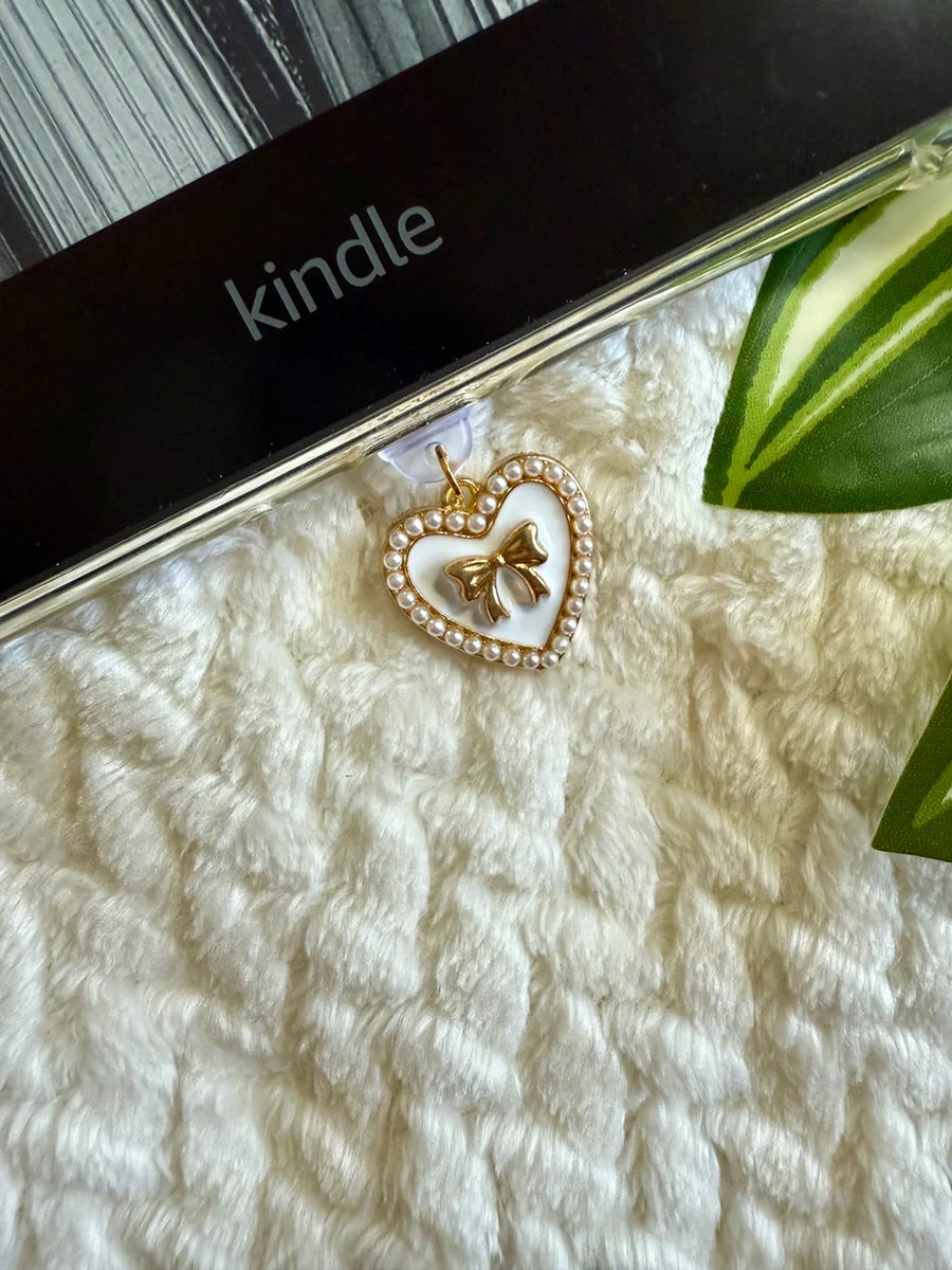 Coquette Heart Kindle Charm