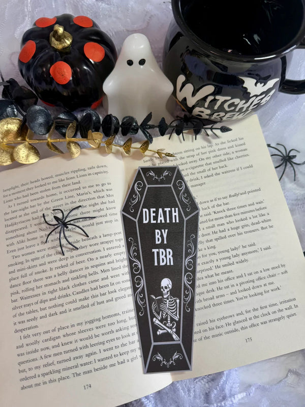 Die Cut Bookmark – Death by TBR